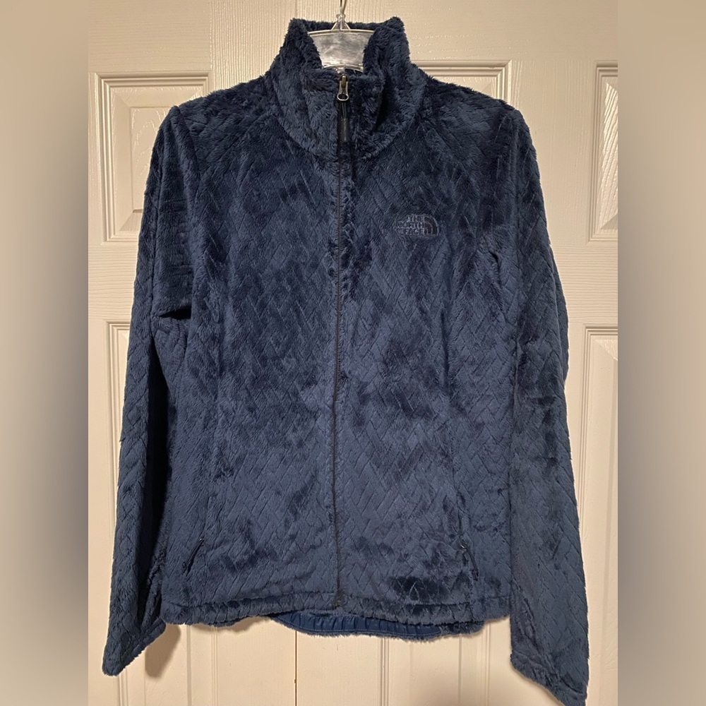 Chevron Navy The North Face Osito Full Zip Jacket Size Small